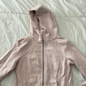 brand new pink lululemon scuba jacket